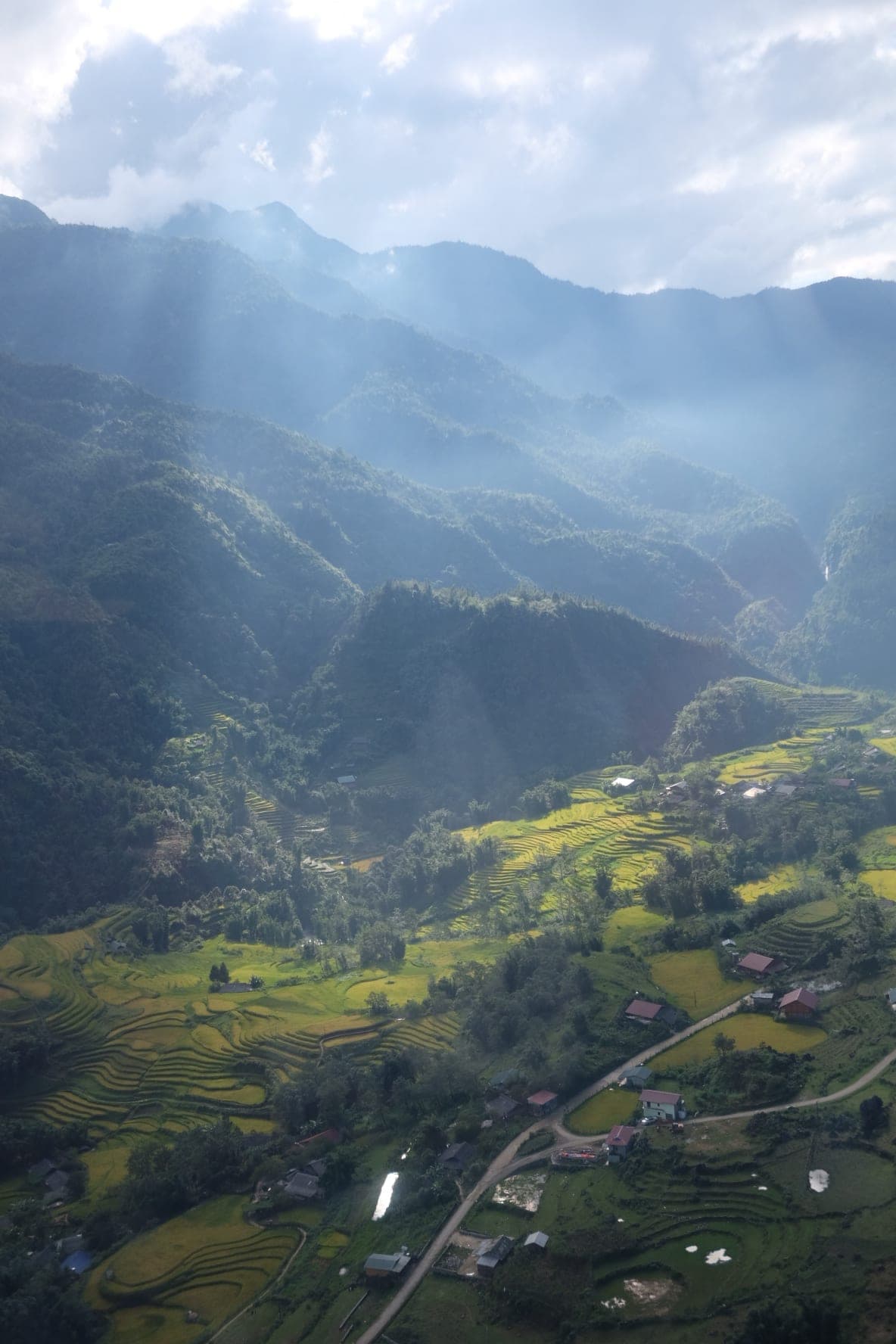 Sapa From Cable Car View